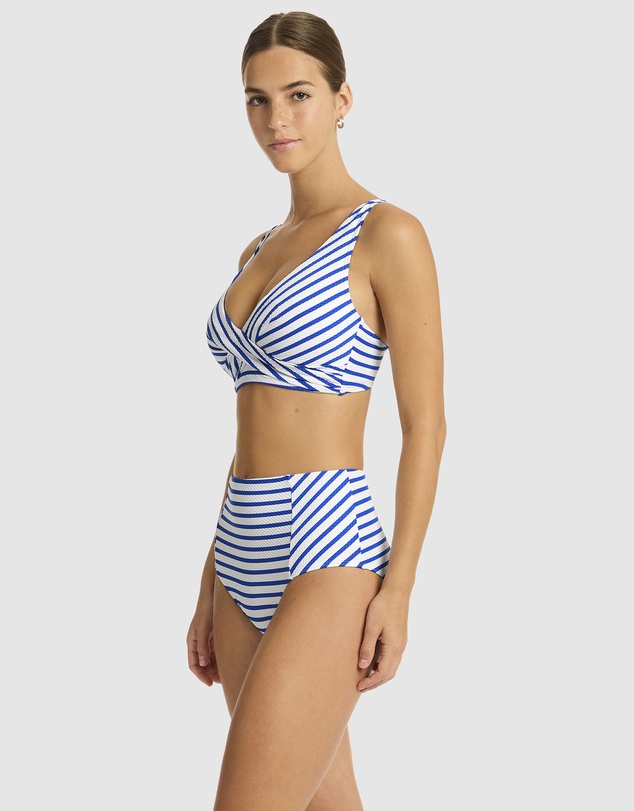 Sea Level Australia - Amalfi Cross Front Multifit Bra Top