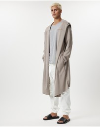 Surrounded By Ghosts - The Aikinite Hooded Rib Knit Cardigan