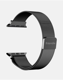 Friendie - Stainless Steel Woven Mesh Loop Band - The Melbourne - Apple Watch Compatible