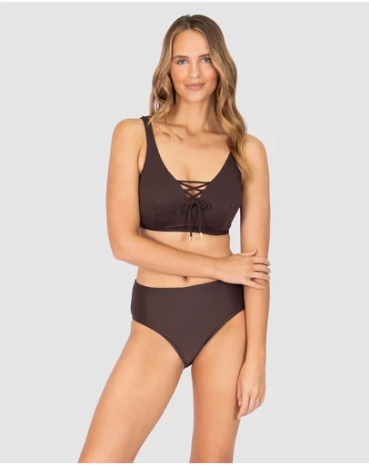 Baku Swimwear - Rococco E/F/G Cup Lace Up Bikini Bra Top