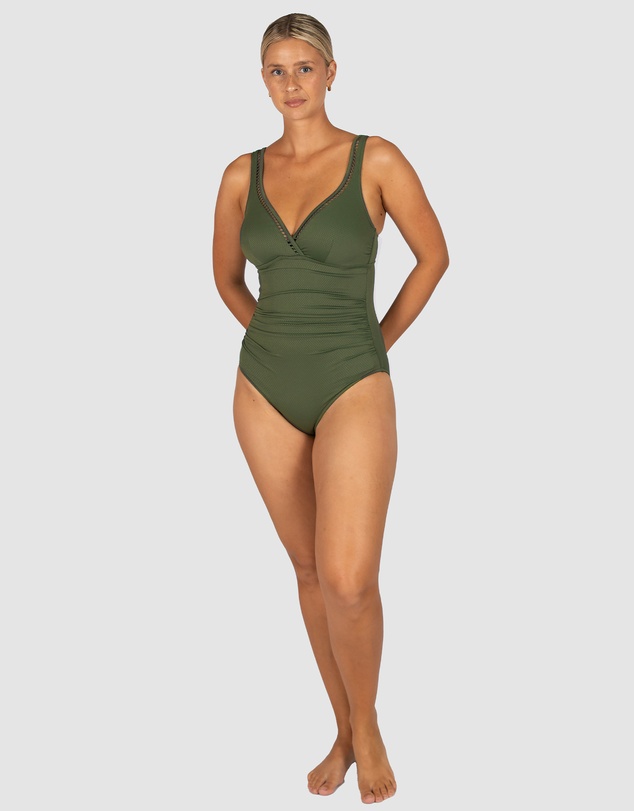 Baku Swimwear - Rococco E/F Cup Ladder Lace One Piece Swimsuit