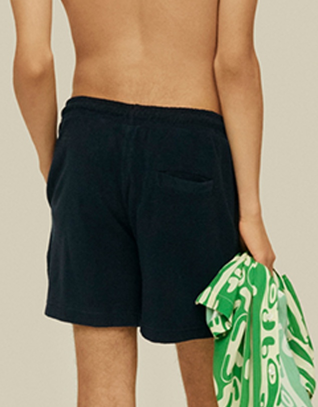OAS Company - Navy Terry Shorts - Unisex