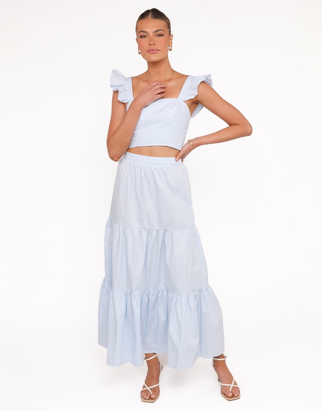 Petal & Pup - Roxia Skirt Set - Pale Blue