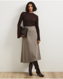Atmos&Here - Adele Tailored Midi Skirt