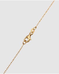 Elli Jewelry - Necklace Heart Crystals 925 Sterling Silver Gold-plated