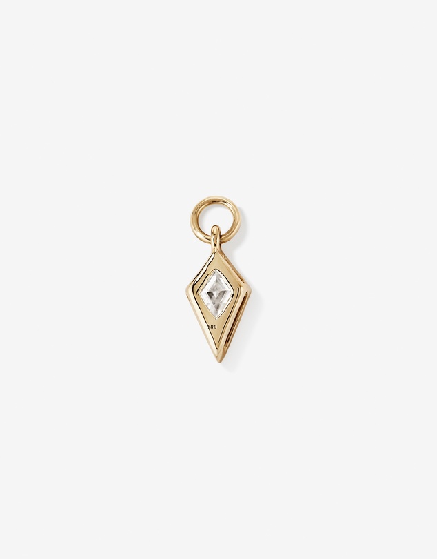 Michael Hill - Kite Cut Earring Charm with 0.33 Carat TW of Laboratory-Grown Diamond in 10kt Yellow Gold