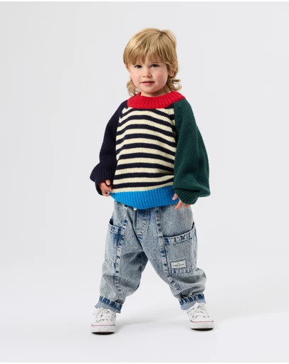 Goldie + Ace - Marley Chunky Knit Jumper - Babies-Kids