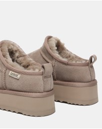 EVERAU - Australian Shepherd Ugg Nano Classic Platform Cow Suede Upper UGG Boots