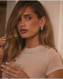 Luv Aj - The Pave Georgia Ridged Hoops