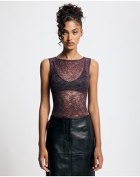 Lover - Dahlia Sleeveless Lace Top
