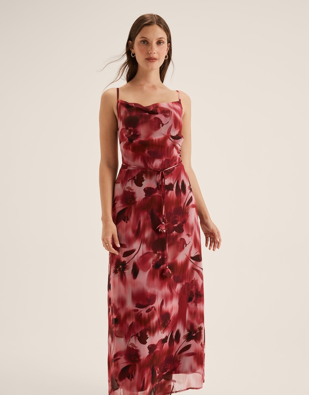 Review - Petaline Cowl Neck Dress