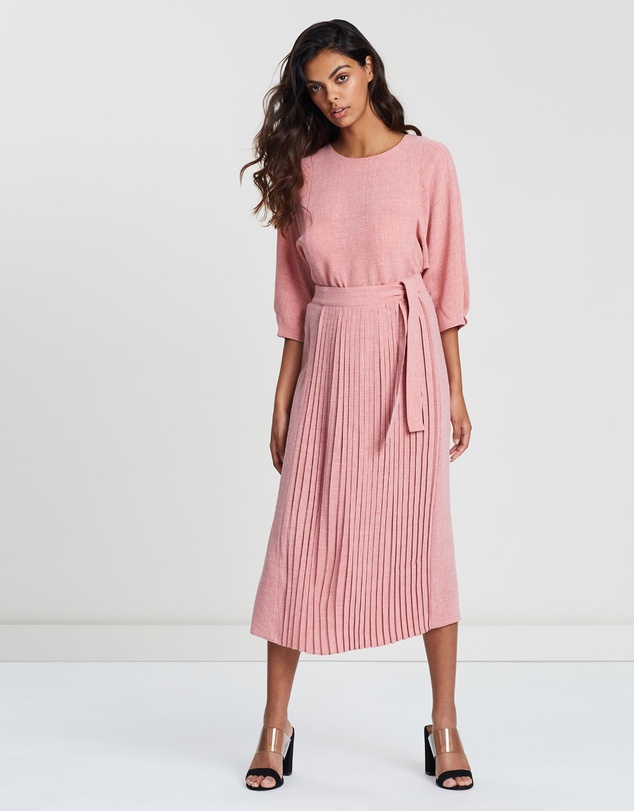 SABA - Lillie Pleated Midi Skirt
