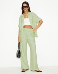 Dazie - Summer Plans Linen Blend Trousers