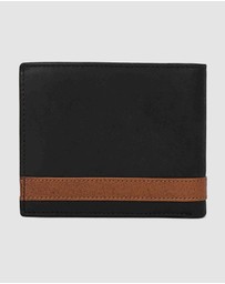 Fossil - Quinn Black Large Coin Pocket Bifold Wallet