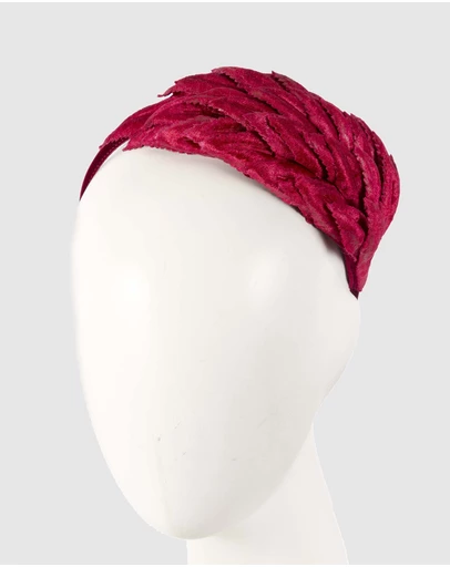 Max Alexander - Small red fascinator headband