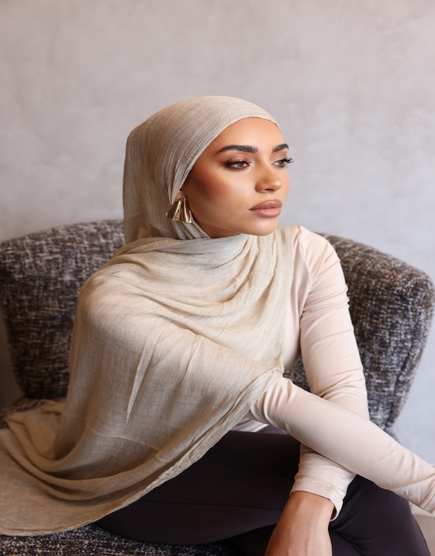 Mod Squad - Textured Hijab- Sand