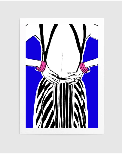 Olive et Oriel - Free Back by Treechild Art Print