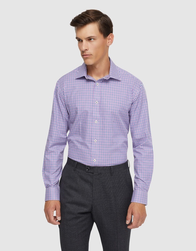 Oxford - Islington Cotton Small Check Shirt