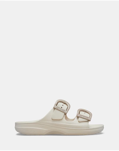 Crocs - Saturday Enamel Buckle Sandals - Women's
