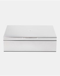 Wolf - Wolf Silver Large Keepsake Box