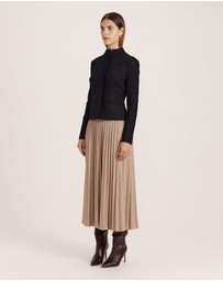 SABA - Karla Wool Fitted Biker Jacket