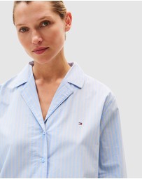 Tommy Hilfiger - Pyjama Longsleeve Stripe Poplin Shirtdress