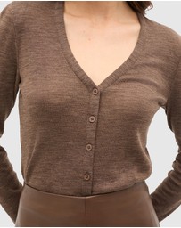 Seed Heritage - Australian Merino Cropped Cardigan