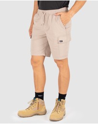UNIT - UNIT Pivot Mens Elastic Waist Cargo Shorts