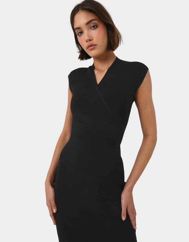 Forcast - Ani Cross Over Knit Dress