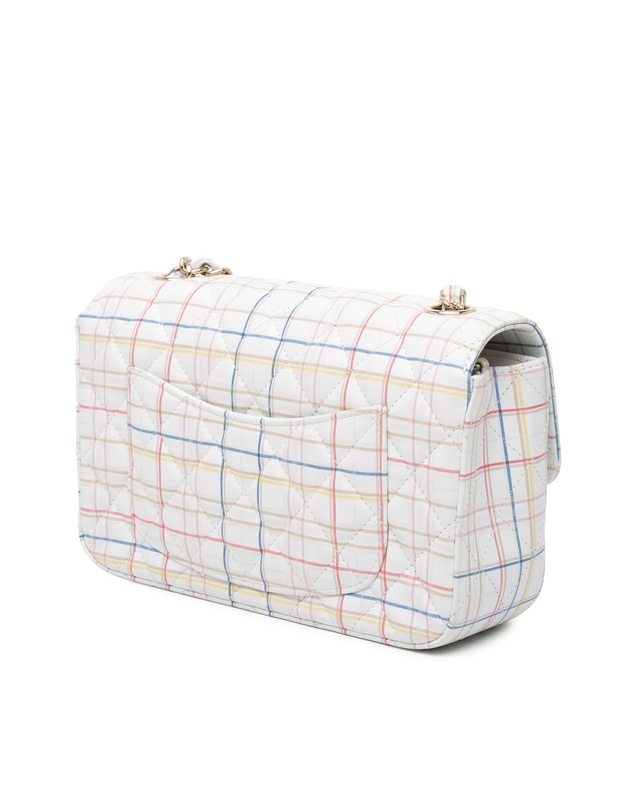 Pre-Loved by Azura Reborn - Pre-Loved Mini Rectangular Classic Printed Calfskin Single Flap