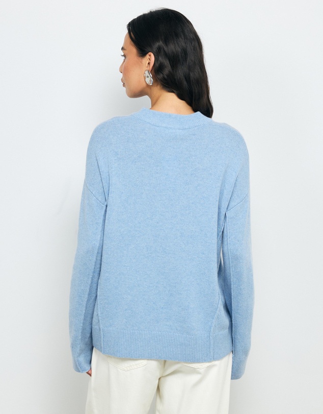 AERE - Zade Wool Blend Seam Detail Jumper