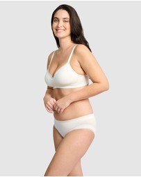 Sans Complexe - Agathe Ribbed Lace Trim Classic Brief
