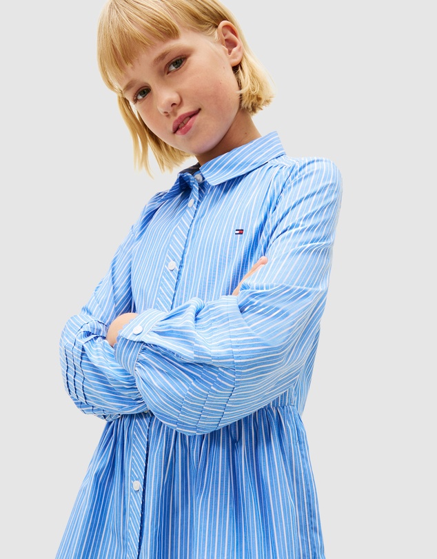 Tommy Hilfiger - Ithica Long Sleeve Shirt Dress - Teens