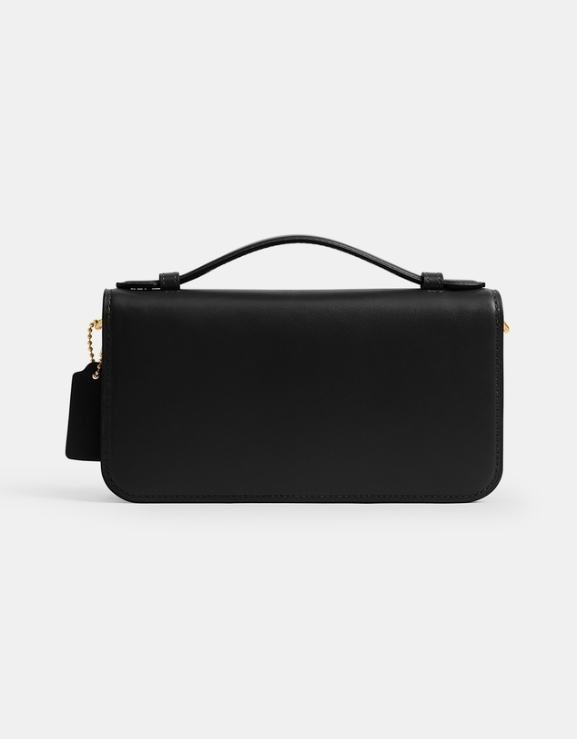 Coach - Refined Calf Leather Elora Top Handle Crossbody Bag
