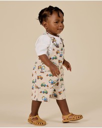 Goldie + Ace - Diggers James Pocket Overalls - Babies-Kids