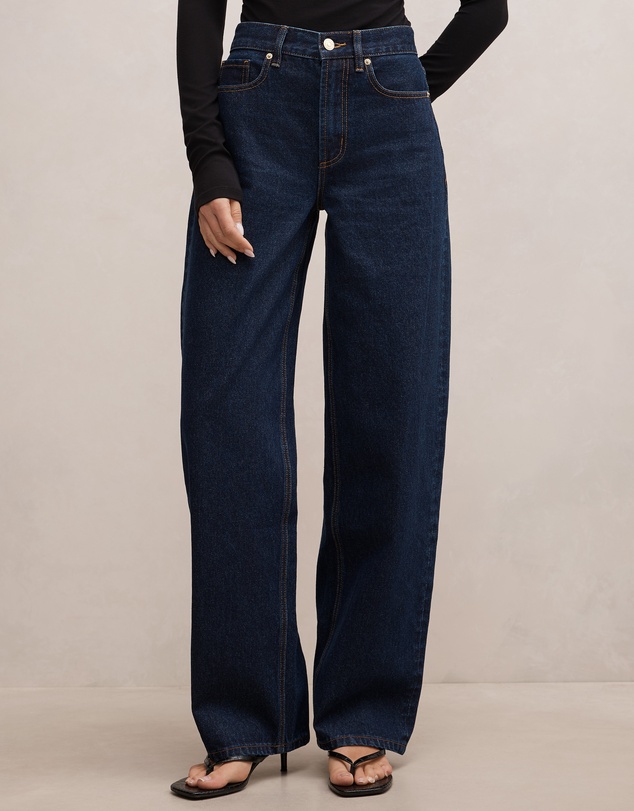 Forever New - Emma Mid Rise Barrel Jeans