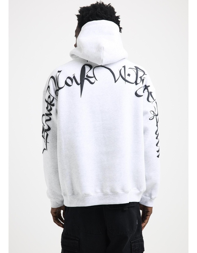 Black Noise White Rain - World Hoodie