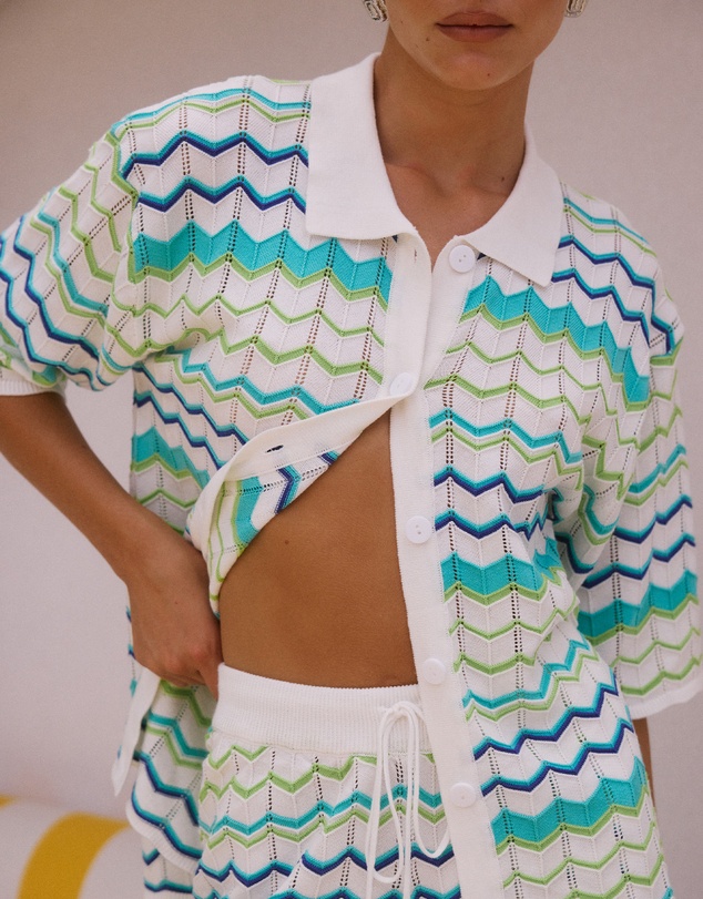 Seven Wonders - Andrea Knit Top
