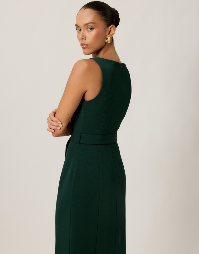 Tussah - Jasmyn Crepe Bodycon Midi Dress