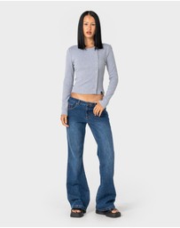 Rusty - Shorty Freida Flare Low Rise Jeans