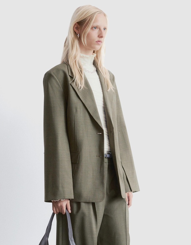& Other Stories - Single-Breasted Wool Blazer