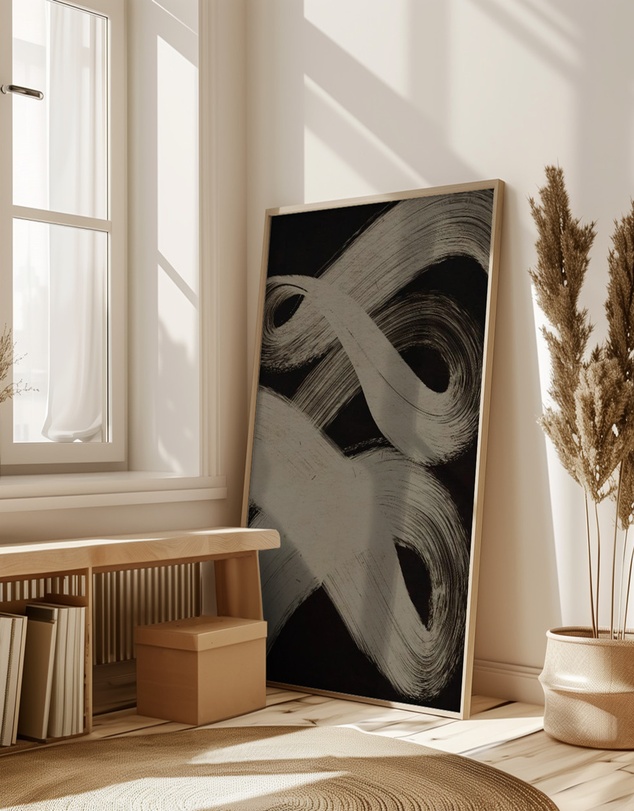 Olive et Oriel - Wildstrokes No2 by Treechild Art Print