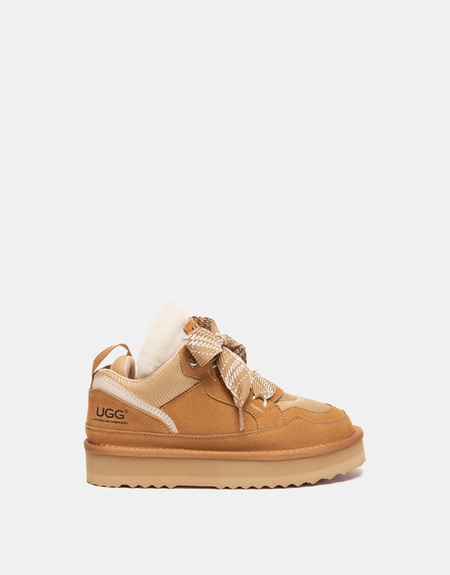 EVERAU - Australian Shepherd Ugg Parkyr Kids Cow Suede Upper UGG Boots