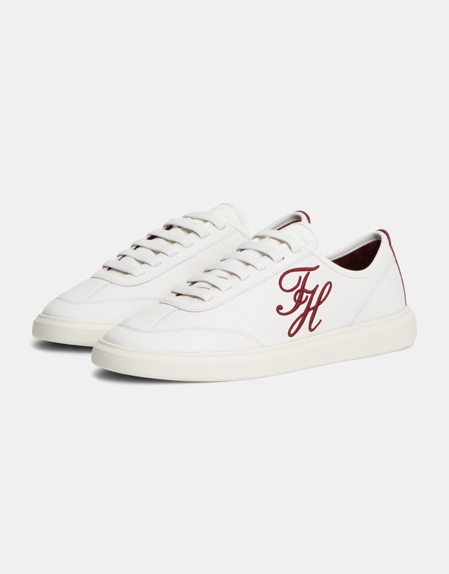 Tommy Hilfiger - TH Icon Court Script Premium Trainers - Women's