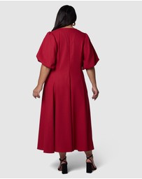 Pink Dusk by Curve Project - Ignition Midi Dress