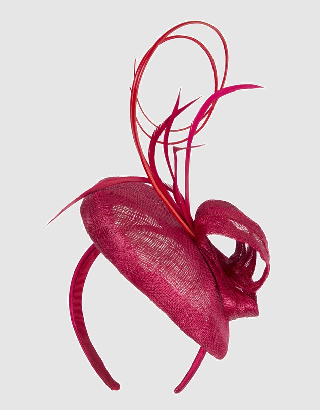 Max Alexander - Pillbox Red Racing Fascinator
