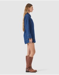 Rolla's - Marfa Tunic - Blue Smoke