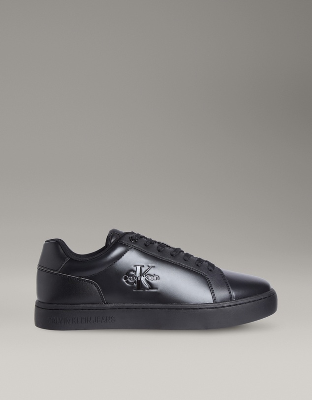 Calvin Klein - Classic Cupsole Mono Leather Sneakers