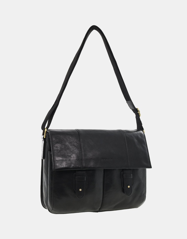 Pierre Cardin - Pierre Cardin Men's Rustic Messenger/Computer Bag