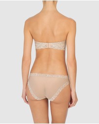 Natori - Feathers Convertible-to-Strapless Plunge Bra with Lace